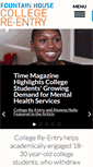 Mobile Screenshot of collegereentry.org