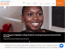 Tablet Screenshot of collegereentry.org